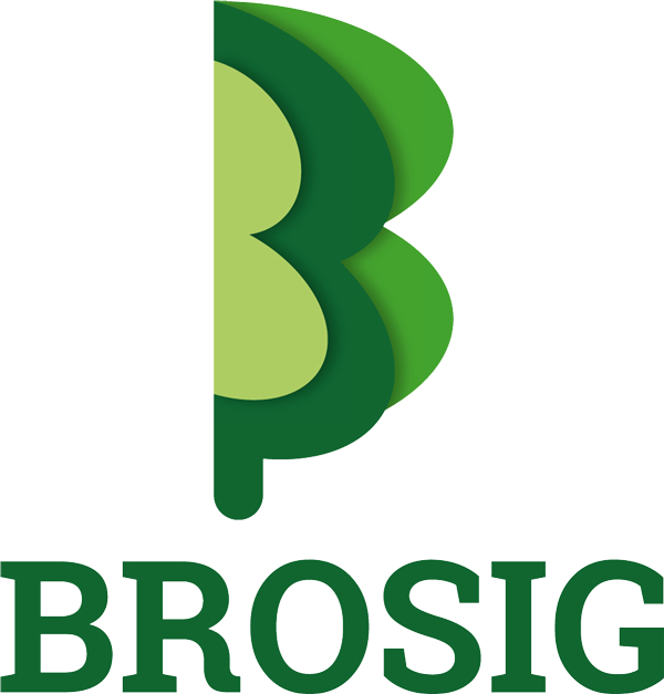 „Brosig Garten- und Landschaftsbau Meisterbetrieb“-Logo, zur Startseite